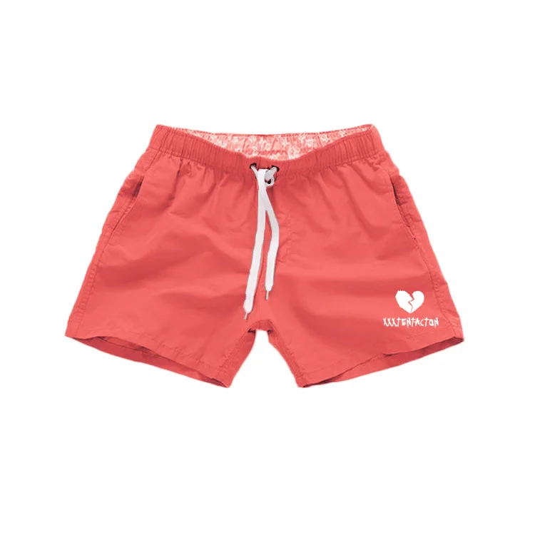 

Shorts Surfing Men's Beach Pants Print 2021 Summer European and American New Solid Color Item Type Material Model Number Origin