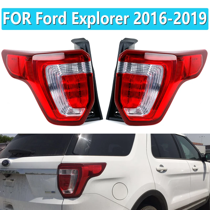 For Ford Explorer Rear Light 2016 2017 2018 2019 Rear Tail Light LED Brake Light Assembly Left/Right
