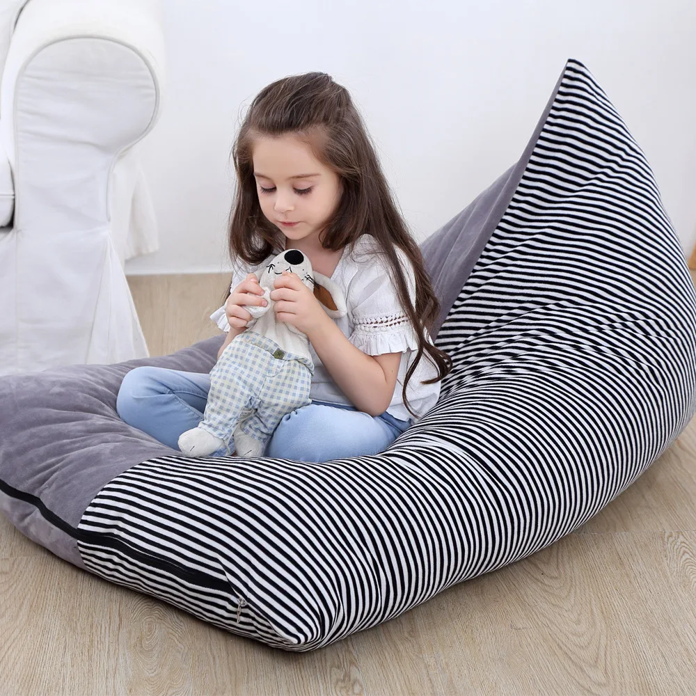 저렴한 높은 용량 스토리지 가방 홈 장난감 주최자 2020 다기능 휴대용 소파의 자 룸 장식 Sundries 컨테이너 스트라이프