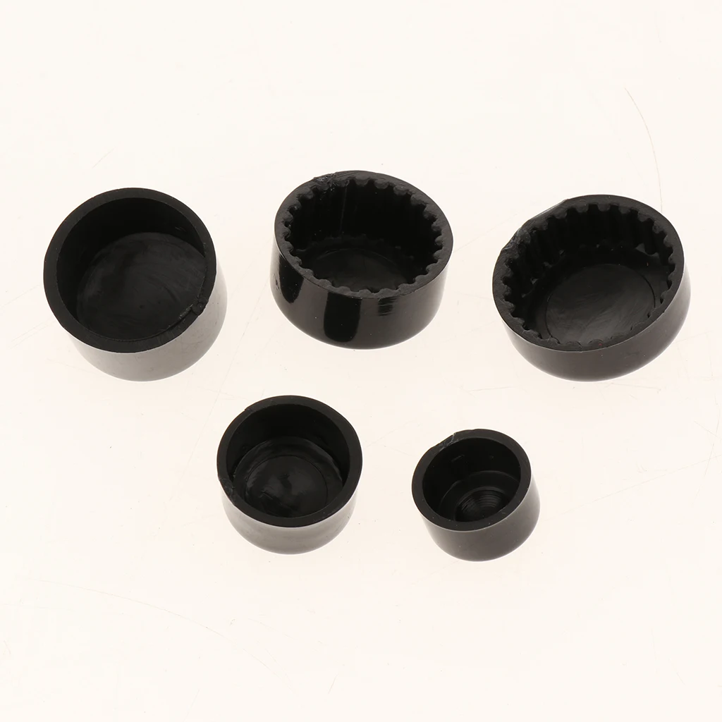 

80-Pack Motorbike Black Bolt Toppers Cap Dress Kit For FLT/FLH