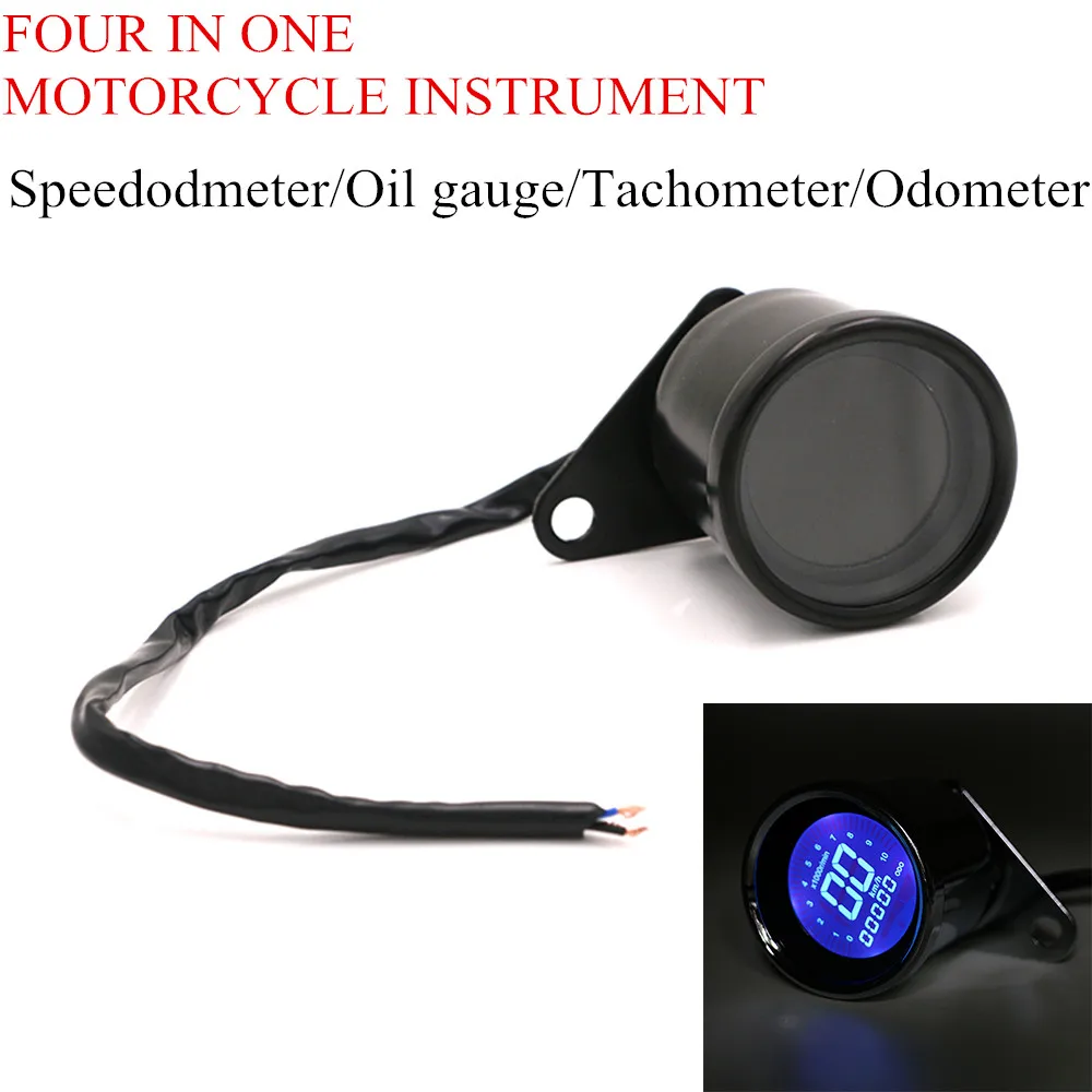 ATV автомобилей ЖК-дисплей универсальный мотоцикл цифровой одометр спидометр