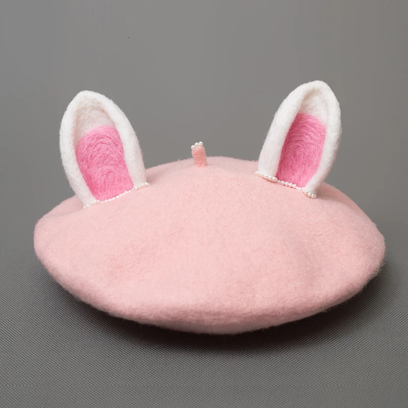 style-1 Лисий Косплей Руководство шерсть фетр Рождество рога уши берет DIY Оригинальность шляпа джокер - Цвет: style-1