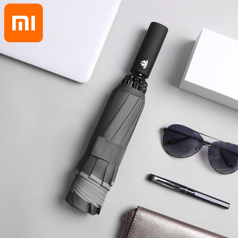 Зонт Xiaomi автоматический от дождя и ветра модные зонтики солнца зонтик заднего