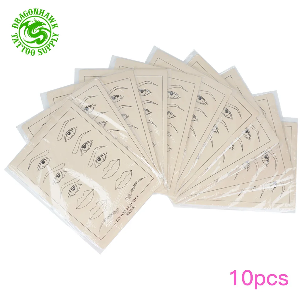 Тату ручка для бровей и губ 16 х22 см 3 шт.|practice skin|tattoo eyebrowfor tattoo |