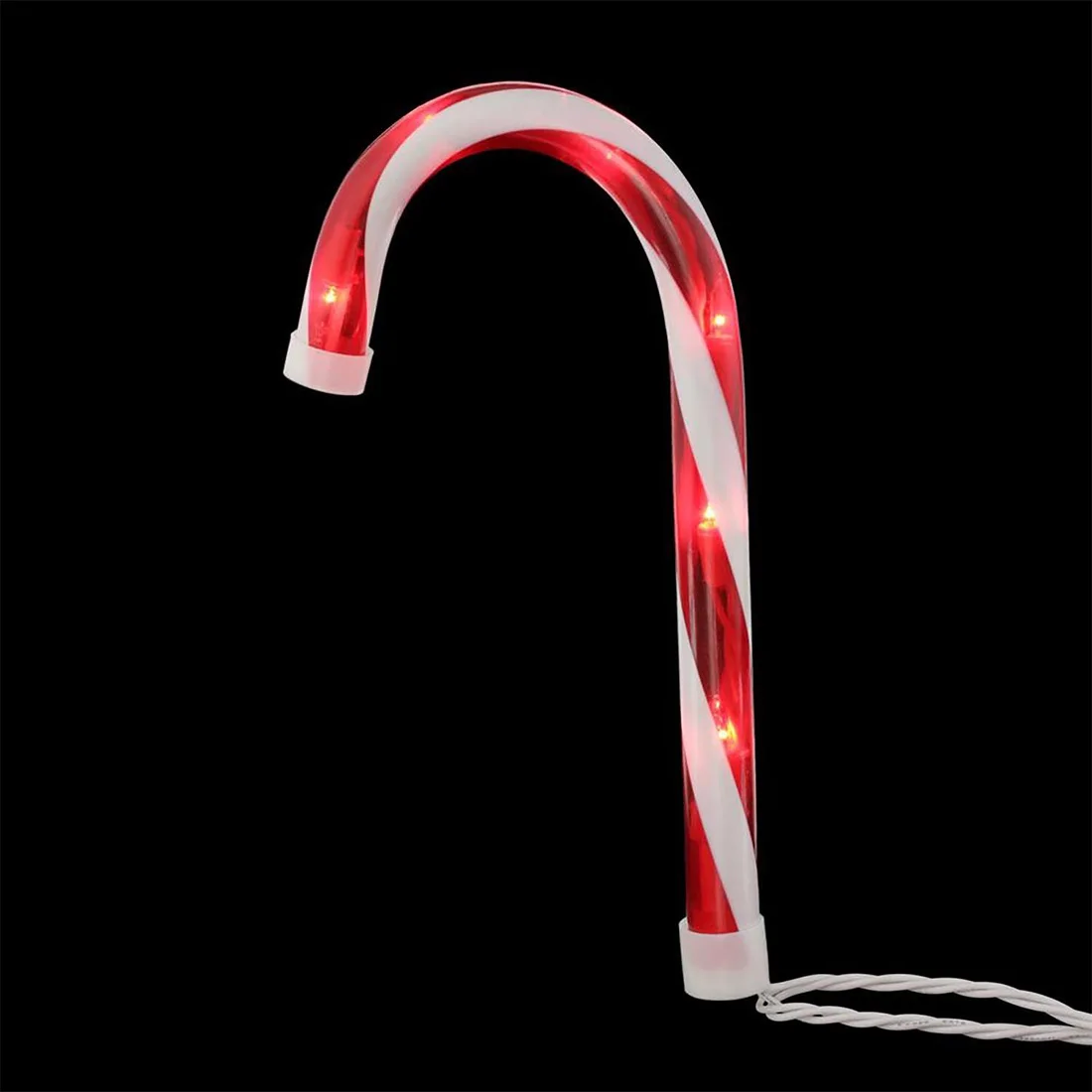 

Solar Powered Decoration Pathway Cane Lamp Walkway Led Mini Twinkling Christmas Patio Yard Lawn Outdoor