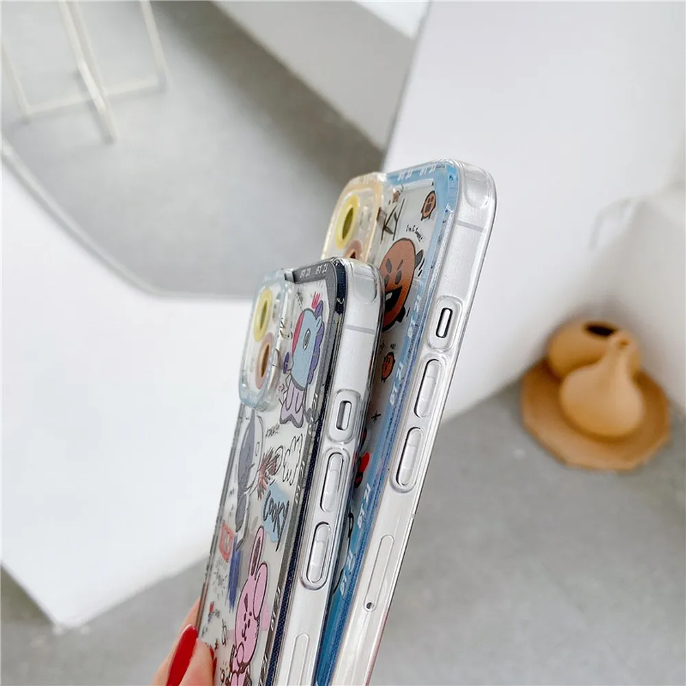 Прозрачный мягкий чехол с мультяшным изображением глаза ангела для iphone 15Pro XR XSMax 11