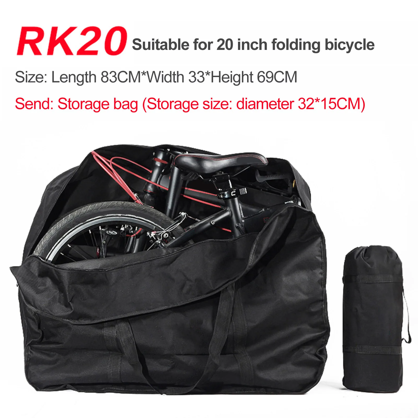 

Folding Bike Carring Bag Bicycle Loading Package Bicycle Storage Carry Case Bike Travel Container For Outdoor Travel