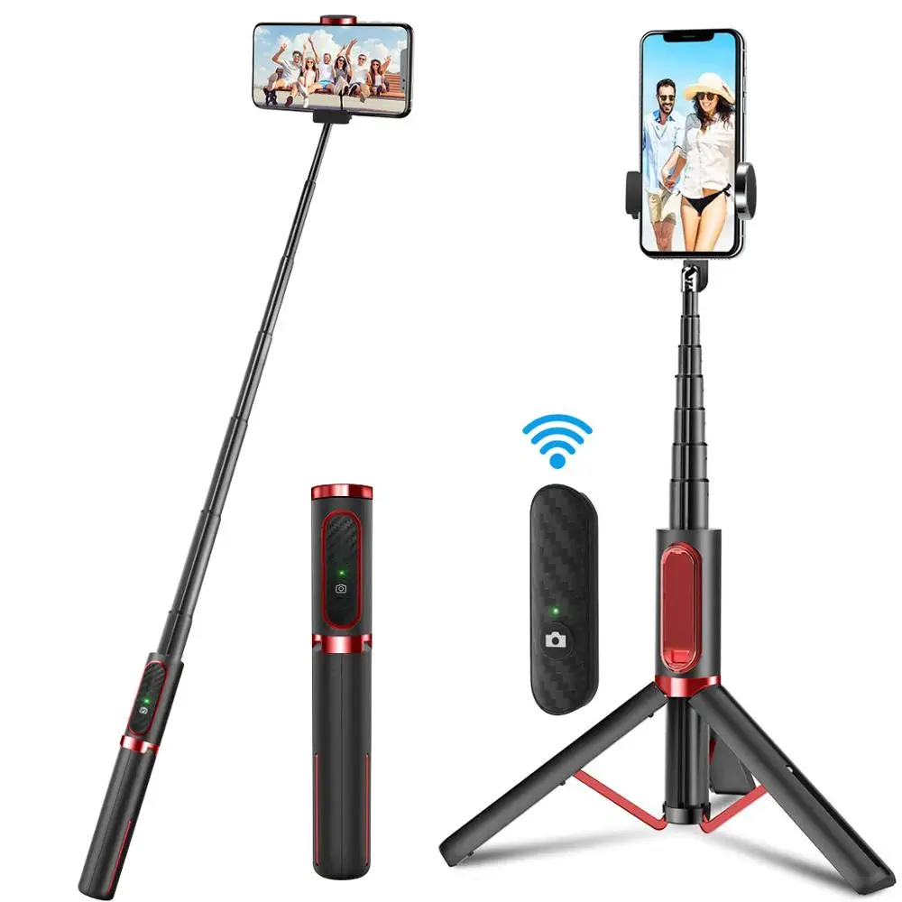 

Bluetooth Selfie Stick with Tripod For Phone Extendable Monopod stand Stabilizer cellphone for Iphone 12 Samsung Huawei GT
