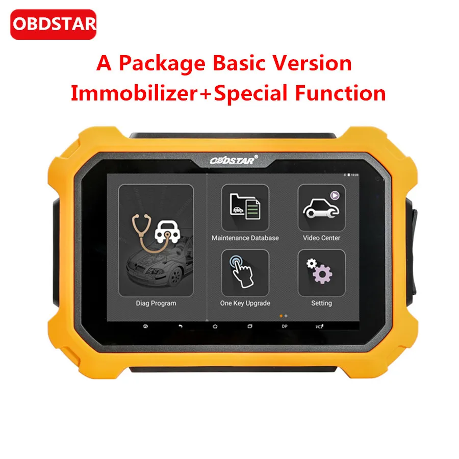 A package Obdstar X300 DP Plus X300 PAD2 ECU программируемый ключ программатор для Toyota автомобильный диагностический инструмент - Цвет: A package