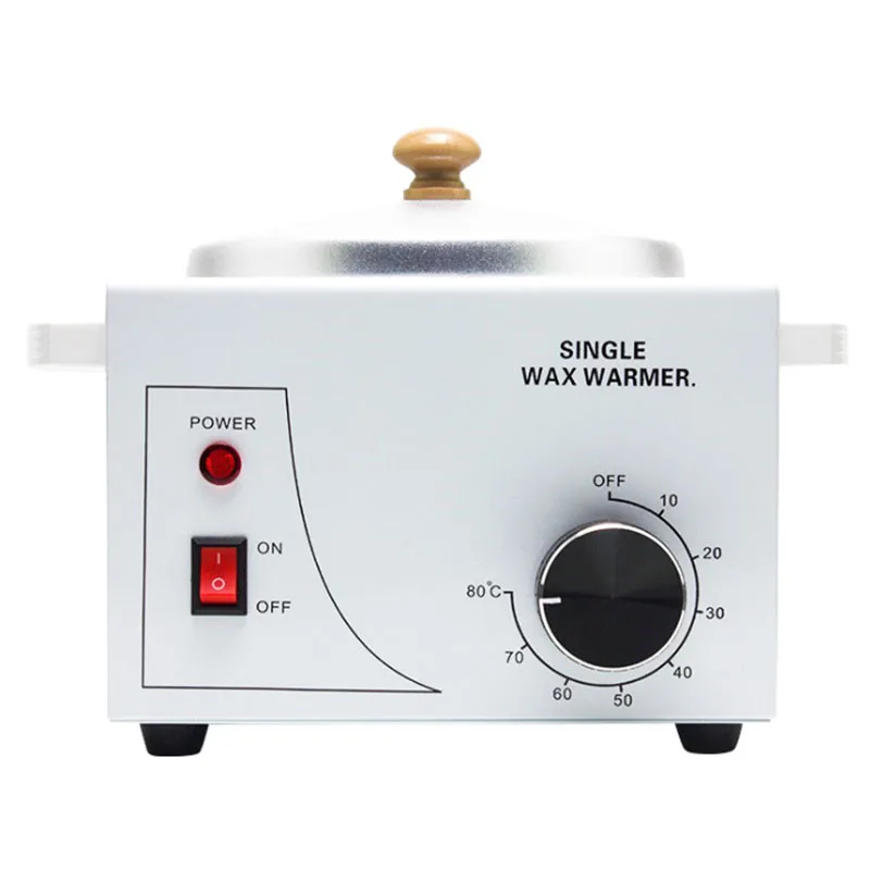 

New Wax Heater Single Pot Metallic Electric Waxing Machine Hot Waxing Paraffin Waxing for Professional Salon
