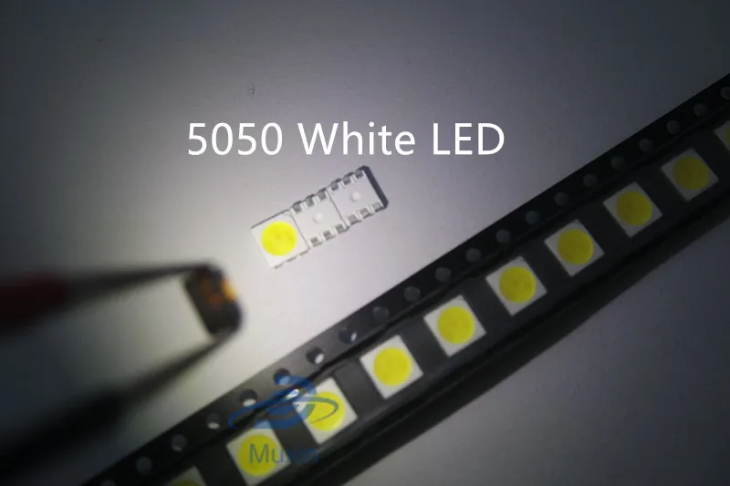 Бесплатная доставка 1000 шт./лот SMD 5050 светодиодные чипы теплый белый/белый