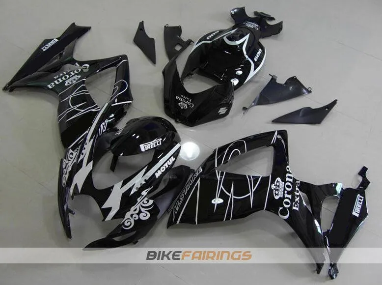 

НОВЫЕ комплекты обтекателей из АБС-пластика для Suzuki 2006 2007 GSXR600 GSXR750 комплект обтекателей GSXR 600 750 K6 K7 06 07 красивый черный стиль