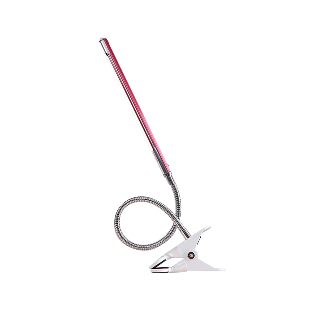 

Button Dimming Reading Night Lamp Simple Clip On Desk Study Lamp Dimmable LED Night Light for Children Room Bedroom