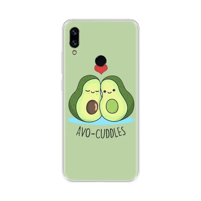 

Cartoon Cute Avocado Phone Case For OPPO F 1S 7 9 K1 A77 F3 RENO F11 A5 A9 2020 A73S R15 REALME PRO