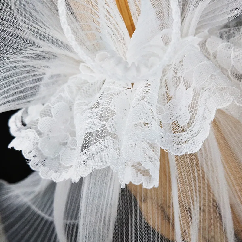 

Summer Sunscreen Dress Fingerless Trumpet Shape Gloves Female Short Bow Lace Gloves Woman Thin Glove J29