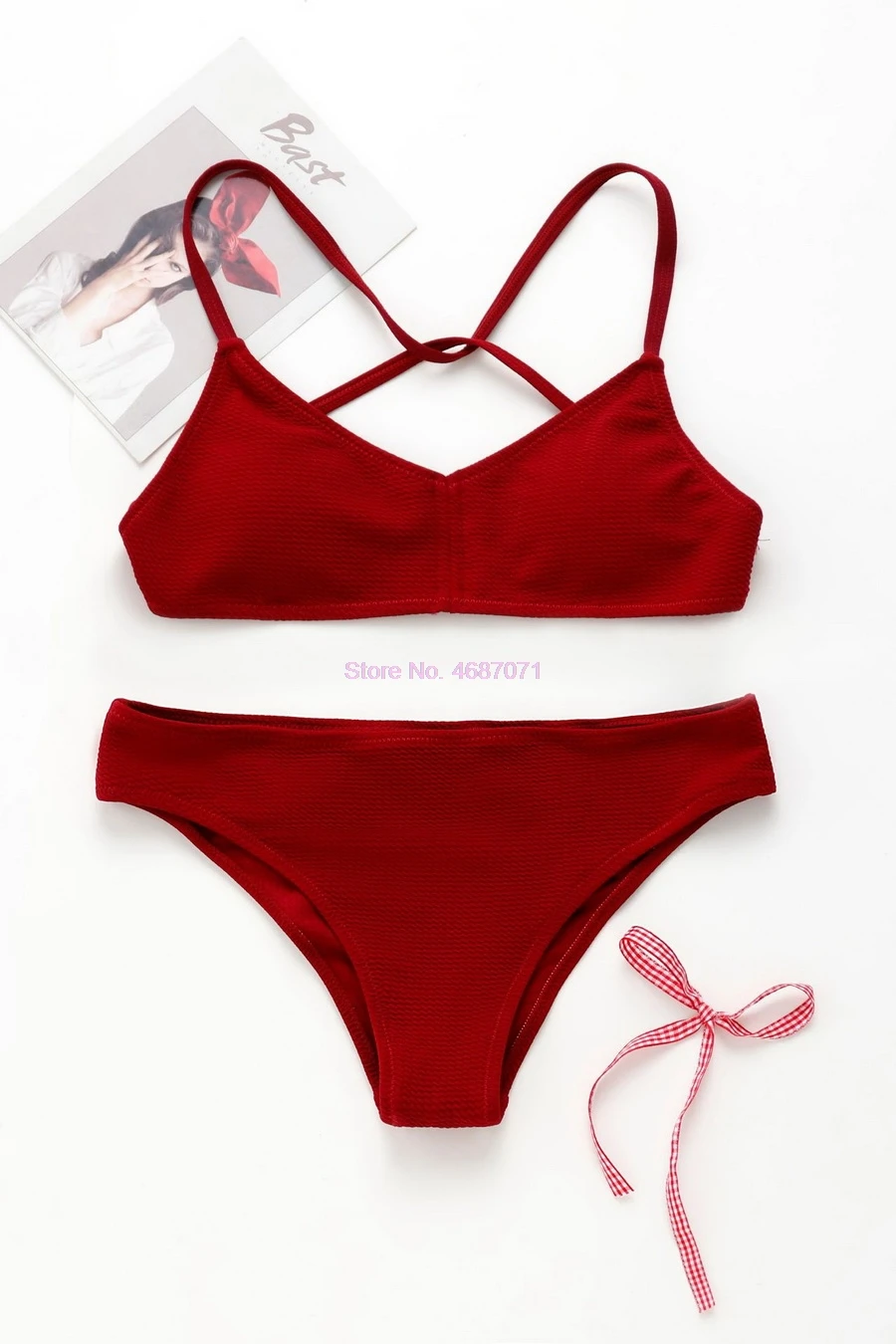 by dhl or ems 100pcs new Swimwear Padded Bikini Sexy Beach Women Swimsuit Bathing Suit Backless Set maillot | Женская одежда