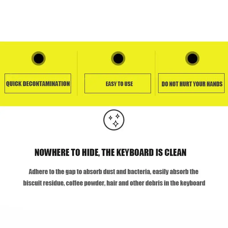 AOZBZ Car Cleaning Glue Laptop PC Computer Keyboard Slime Jelly Gel Compound Dust Wiper Cleaner Car Interior Car Accessories