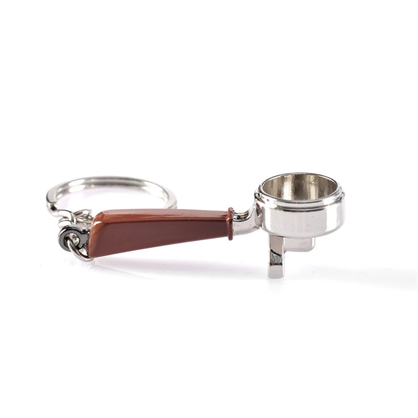 Креативный бариста, брелок для кофе, ручка машины для кофе, Moka Pitcher, брелок, портативная кофейная посуда, аксессуары для приготовления эспрессо, подарок