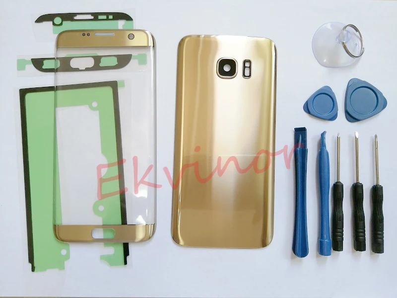 Передняя сенсорная панель для Samsung Galaxy S7 G930 edge G935 внешний объектив + задняя