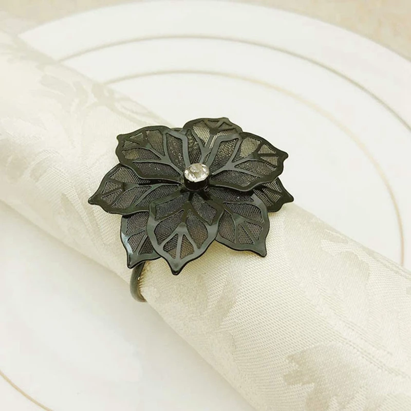 8 шт. 3D Цветочные фотокольца держатель кольцо для обеденного свадебного