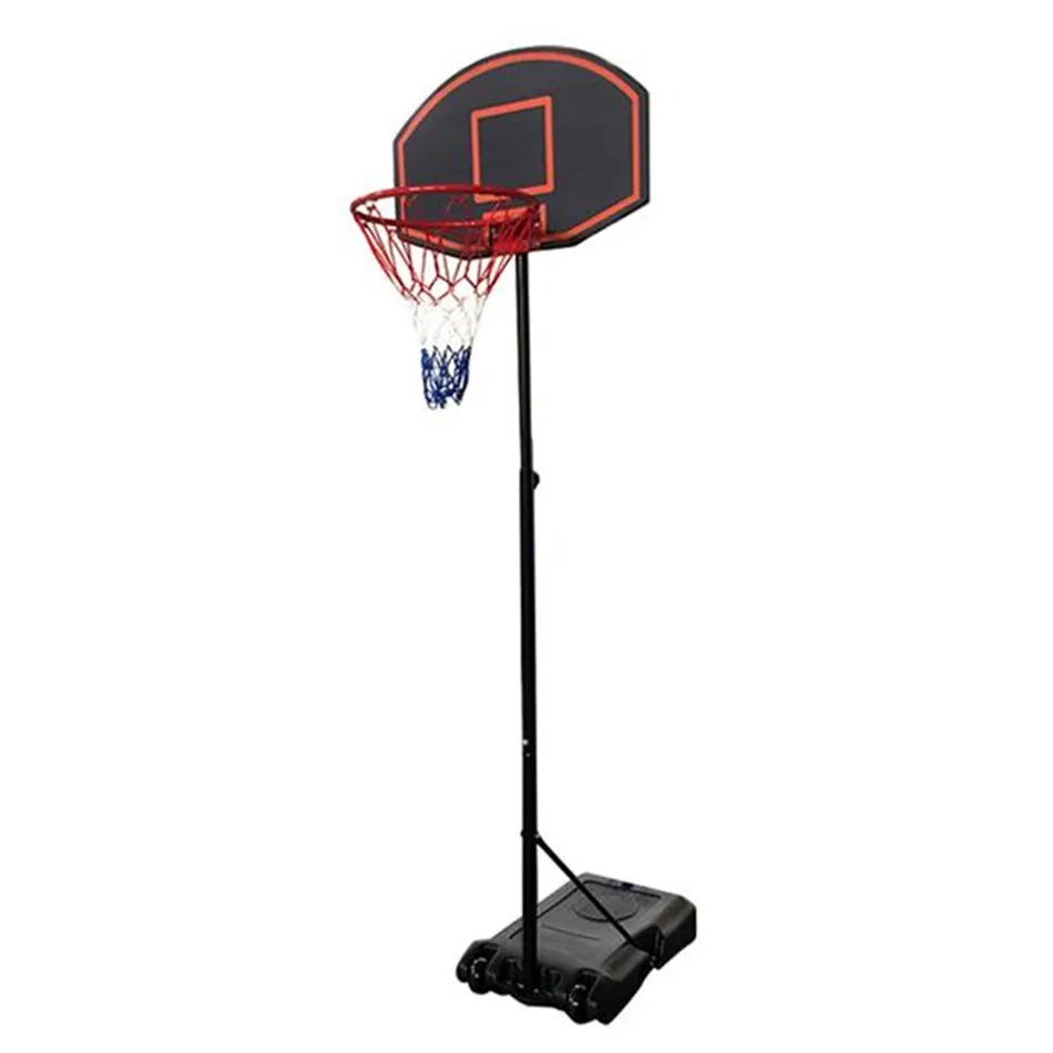 

Adjustable Height Basketball Stand Children Mobile Training Basketball Rack Portable Removable Basketball Backboard