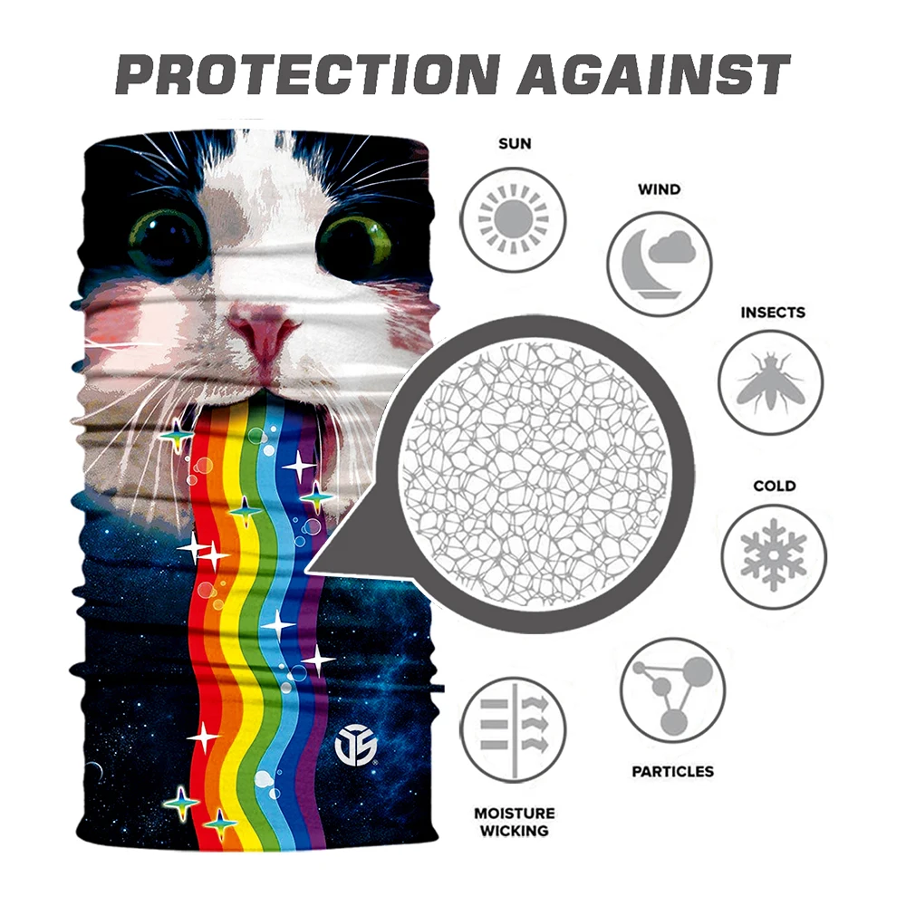 Бесшовные уличные гетры Magic Neck шарфы для лица спортивная рыбалка езда на