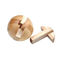 puzzle wooden toy classic intelligence sphere chinese brain teaser game kid adult toy