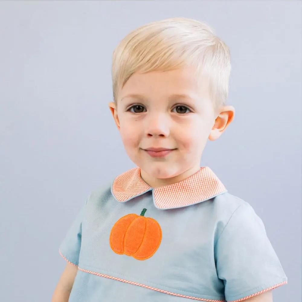 

2PCS Spanish Clothing Sets for Toddler Boy Boutique Romper Baby Smocked Suits Boys Summer Cotton Clothes Suit Brother's Outfit