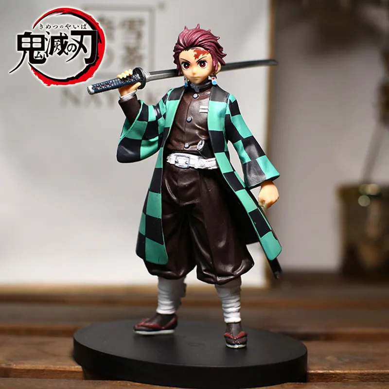 

15cm Anime Demon Slayer Figure Kamado Tanjirou Nezuko Action Figures PVC Model Toys Zenitsu Figurine Inosuke Kimetsu No Yaiba