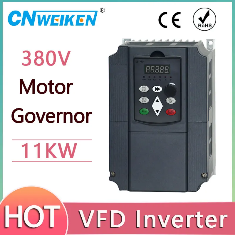 

Speed Controller Inverter VFD 380 11KW AC 380V 1.5kW/2.2KW/4KW/5.5KW/7.5KW Variable Frequency Drive 3 Phase Motor VFD Inverter