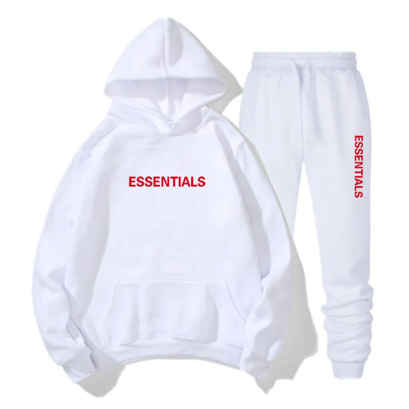 

2-piece men's suit casual fashion hoodie pants sweatshirt trousers jogging sportswear printing suit in spring and autumn