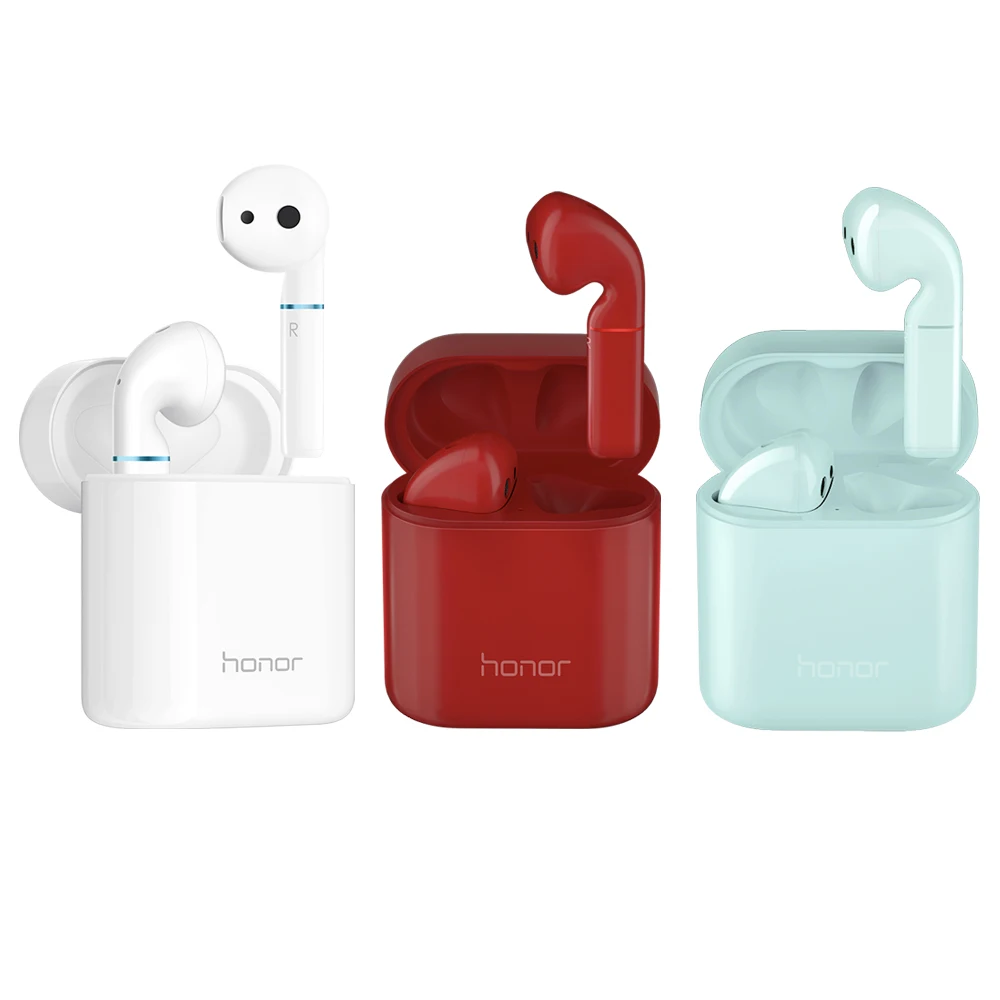 Huawei Honor Flypods Беспроводные Гарнитуры Hi-Fi TWS Bluetooth наушники водонепроницаемые IPX54 Беспроводная зарядка коробка CM-H2S