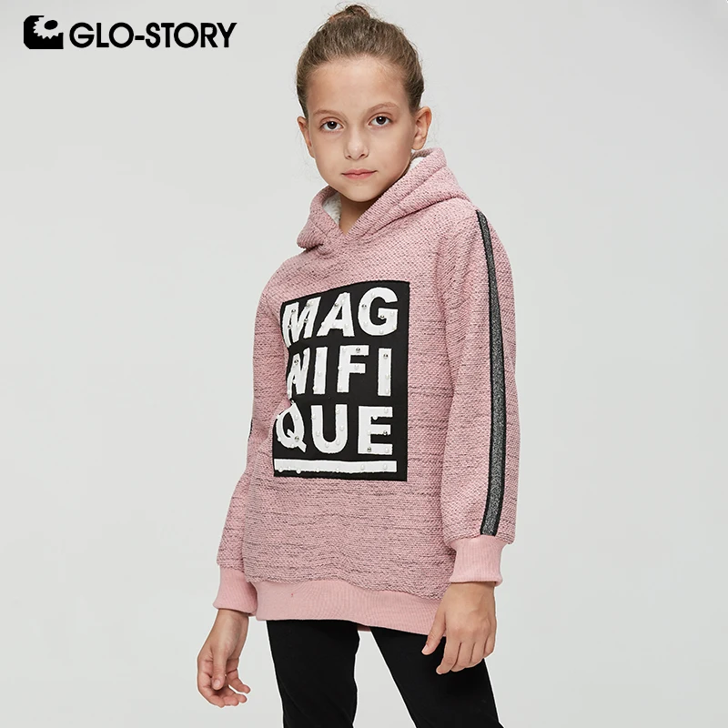 GLO-STORY модные детские толстовки с капюшоном Детская толстовка длинными рукавами и
