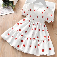 summer dresses 2022 polka dot girl kids dress childrens costume girl clothing infant children dresses casual dress