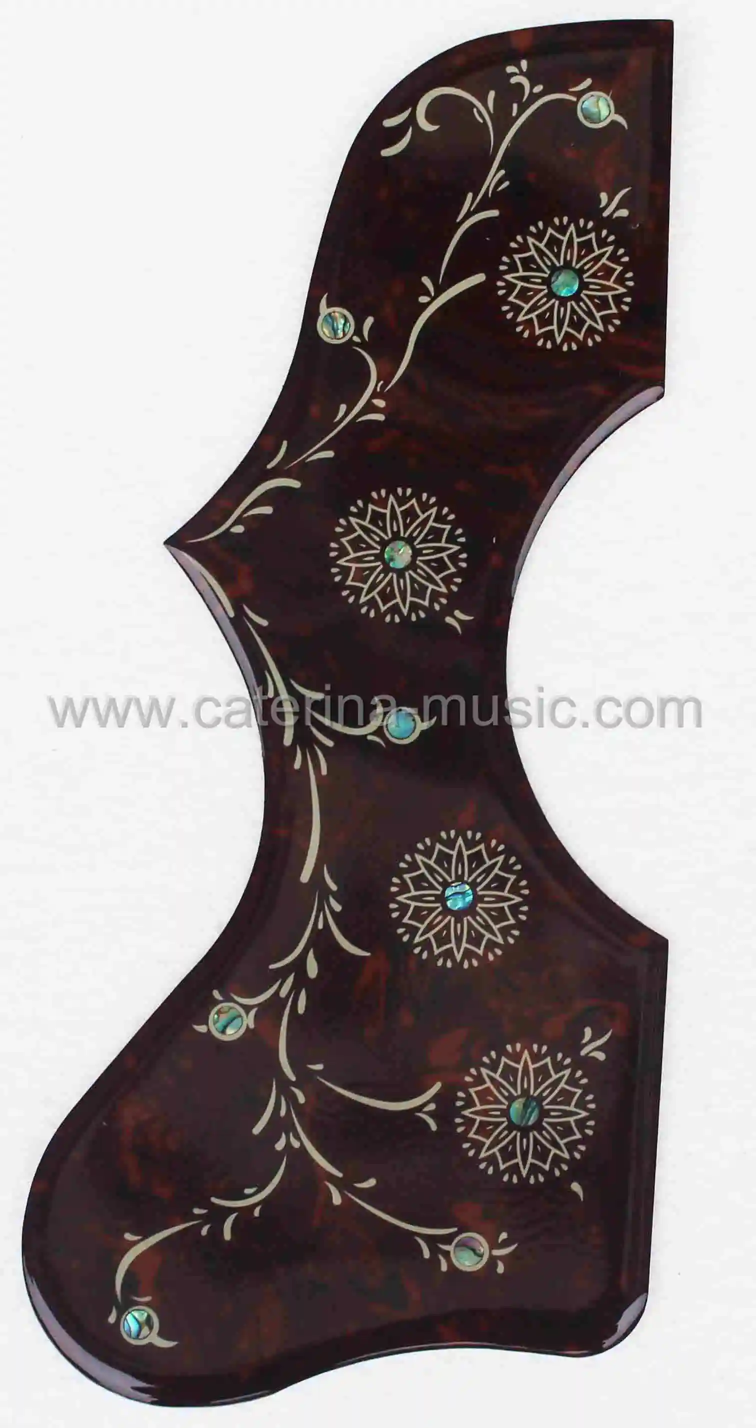 4" Акустическая Гитара pickguard для J200 гитары, 2 мм толщина целлюлоидные вставки pick-guard, Golpeador para guitar ra acustica - Цвет: Model B left hand