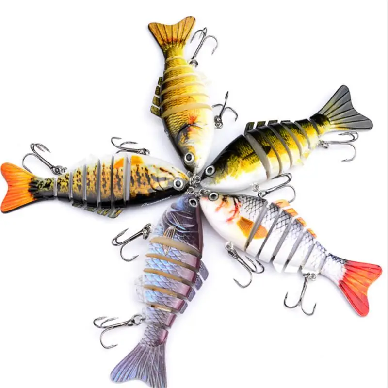 Рыболовная приманка для зимней рыбалки многосекционная в виде гольяна