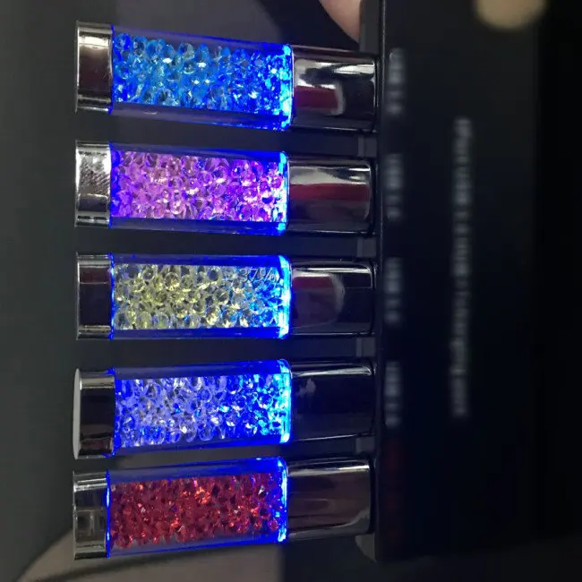 Флеш-накопитель USB 2 0 креативная кристальная и светодиодный светильник ка