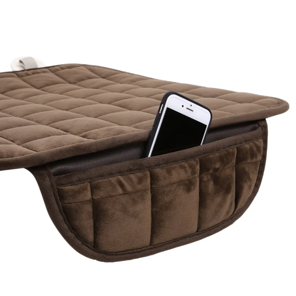 

Car Seat Cover Winter Warm Automobiles Seat Covers Plush Seat Protector Interior Chair Mats Pad Anti Slip Plaid Cushion