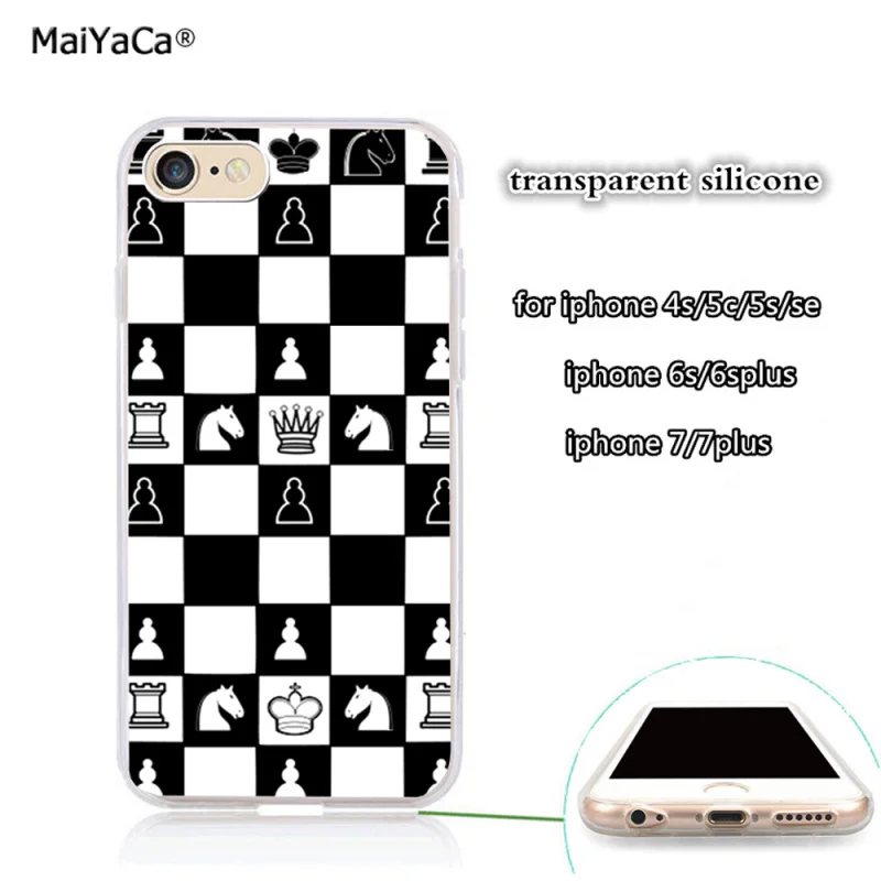 Шахматная доска шахматные фигуры 11 pro max прозрачный мягкий чехол для телефона с