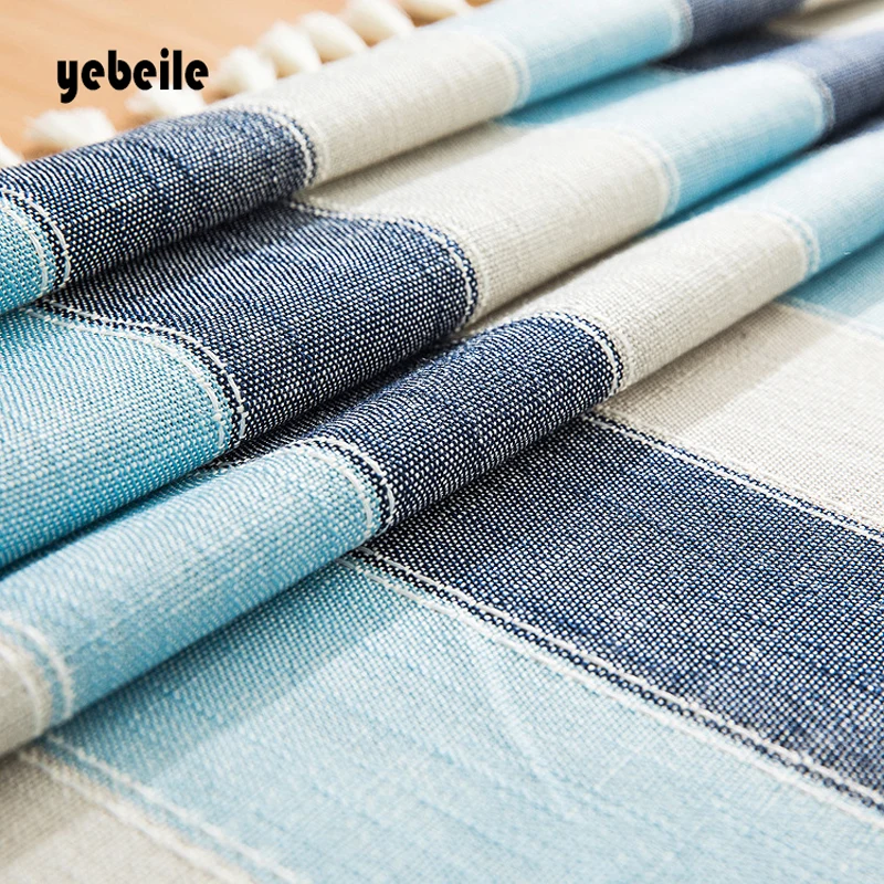 Yebeile Простая Современная Художественная скатерть в скандинавском стиле для