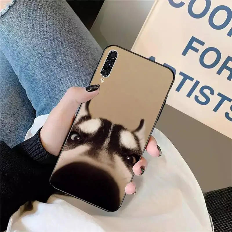 

Husky cute funny Dog animal Phone Case For Samsung galaxy A S note 10 7 8 9 20 30 31 40 50 51 70 71 21 s ultra plus