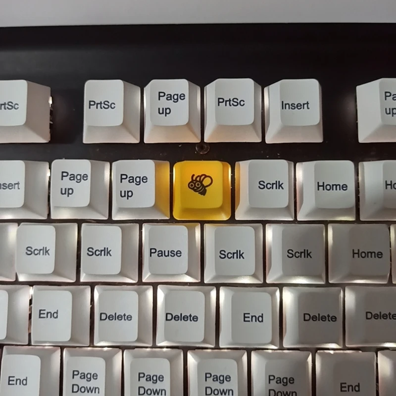 

R4 Cherry профиль Dip Краска скульптура PBT клавиатура колпачок с вытравленной медовой Пчелой колпачок