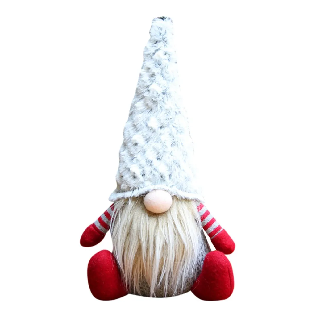Handmade Swedish Stuffed Toy Santa Doll Gnome Scandinavian Tomte Nordic Dwarf Elf Home Ornaments Christmas Navidad #4 | Дом и сад