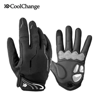 coolchange 10 colors winter women mens cycling gloves full finger with gel pad shockproof mtb mountain bike bicycle gloves