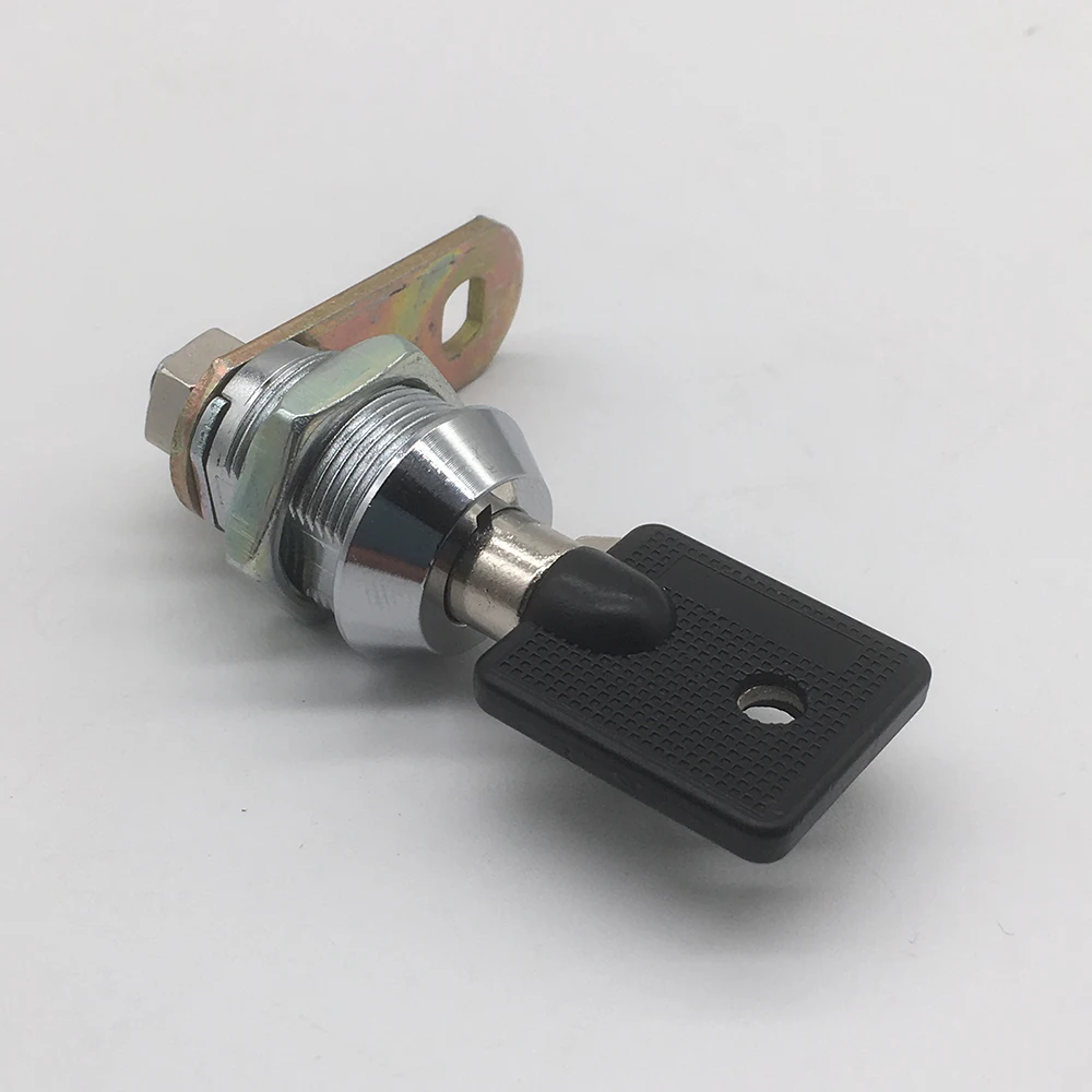 10 шт. 23 мм хромированный круглый замок для ключей металлический почтового