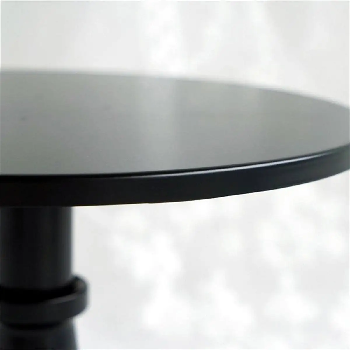 Round Cake Stand Pedestal Black Dessert Holder Exquisite Metal Iron Cake Rack Base Wedding Party Birthday Cupcake Holder 10 Inch