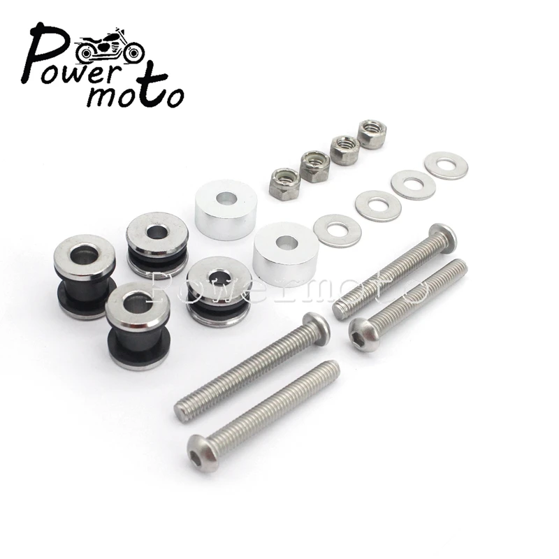 

1 Set Sissybar Backrest Docking Hardware Kit for Harley Softail FLSTC FXSTSB FXSTS FXSTC FLSTF FXST FXSTB 84-99 Mount Bolt Screw