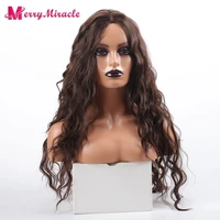 long curly synthetic wigs for black women black brown blonde ginger red white hair afro wigs synthetic curly hair machine wigs
