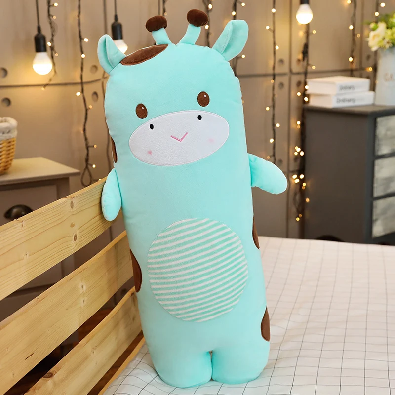 Deer Динозавр, тигр, слон, олень, хомяк, плюшевая игрушка единорог, рождественские мягкие животные, Детская кукла, милые подарки, подушка для сна, подружка - Цвет: Deer