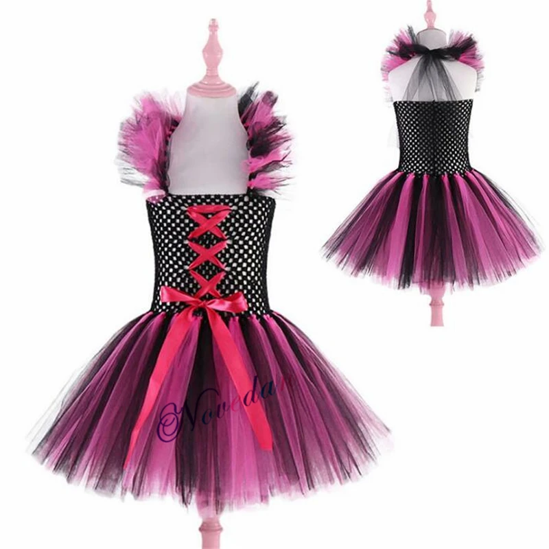 

Halloween Party Scarlet Witch Costume For Baby Girls Halloween Costume Children Kids Cosplay Fancy Demon Witch Dress